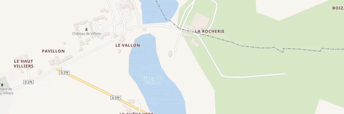 Plan du 2 La Rocherie à Launay-Villiers