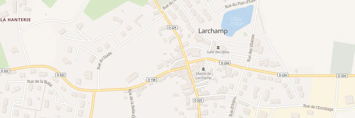 Plan du 7 Rue de Normandie à Larchamp