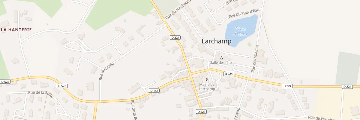 Plan du 9 Rue de Normandie à Larchamp
