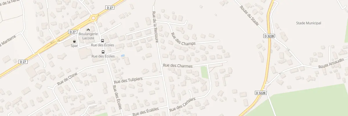 Plan du 43 Rue des Charmes à Saint-Vincent-de-Paul