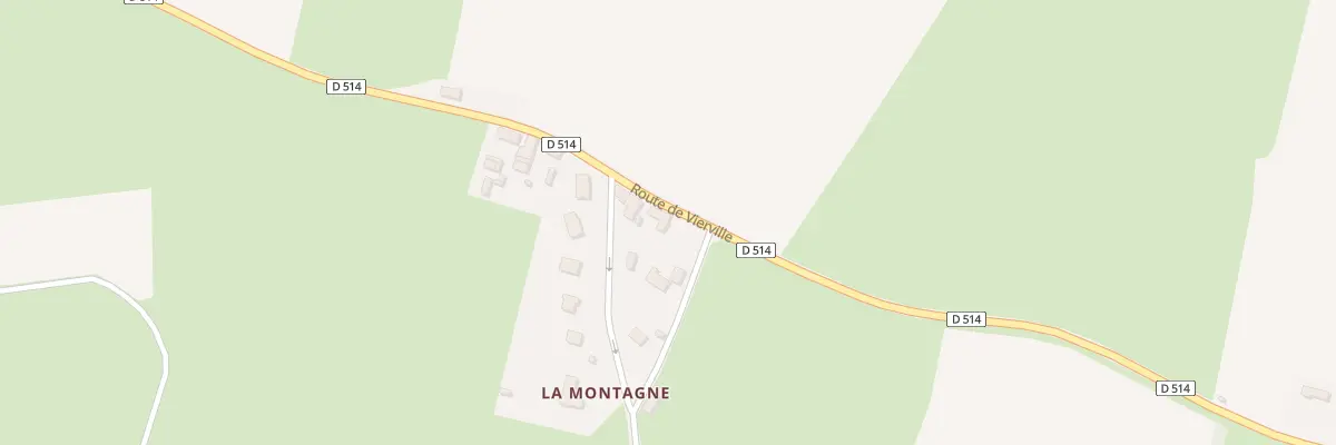 Plan du 5061 La Montagne à Cricqueville-en-Bessin