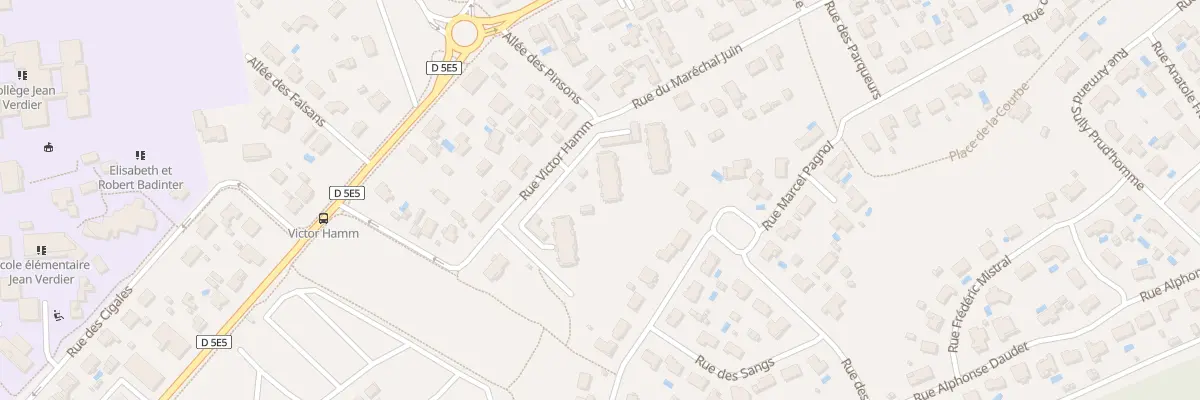 Plan du 9001 Rue Victor Hamm à Audenge