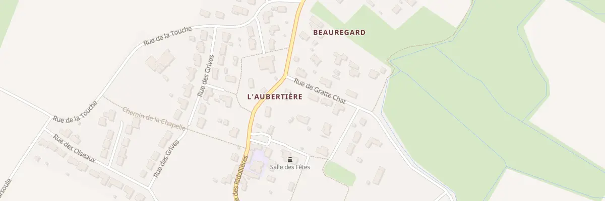 Plan du 8 Rue de Gratte-chat à Beaugeay