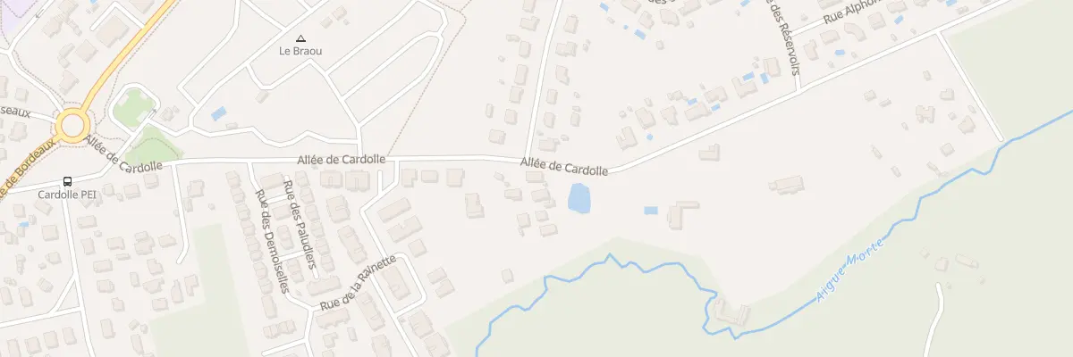 Plan du 20B All de Cardolle à Audenge