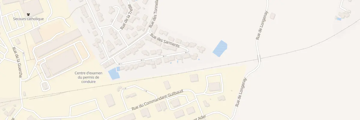 Plan du 22 Rue des Sarments aux Herbiers