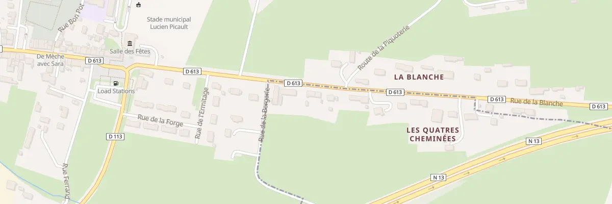 Plan du 5044 Les Quatre Cheminees à Canchy