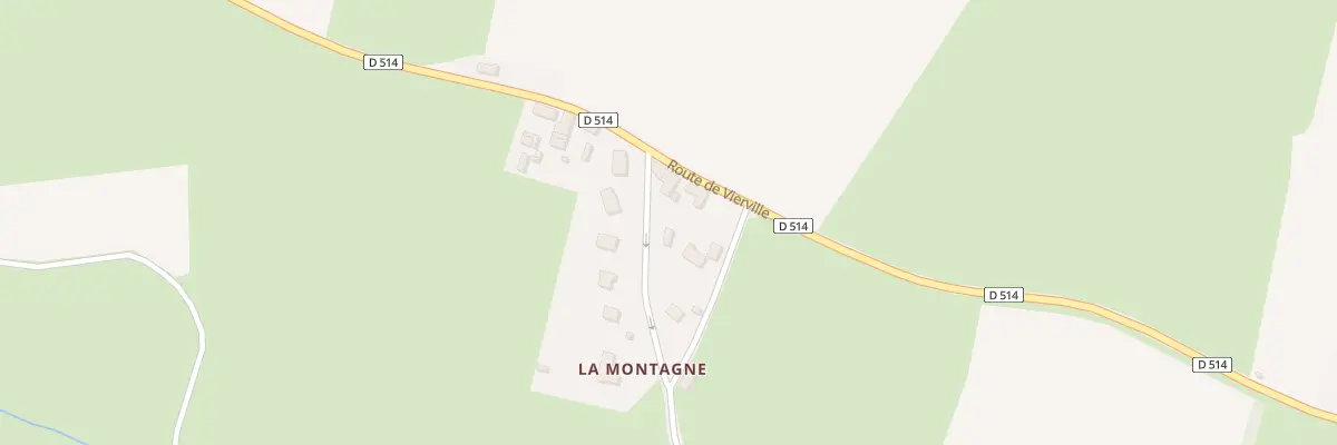 Plan du 5087 La Montagne à Cricqueville-en-Bessin