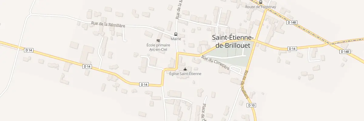 Plan du 41 Rue de la mairie à Saint-Étienne-de-Brillouet
