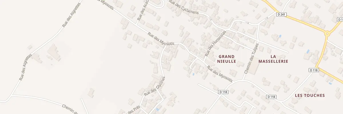 Plan du 7 Rue des Glycines à Nieulle-sur-Seudre