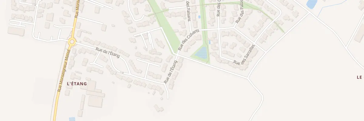 Plan du 54 Rue de l’Etang aux Herbiers