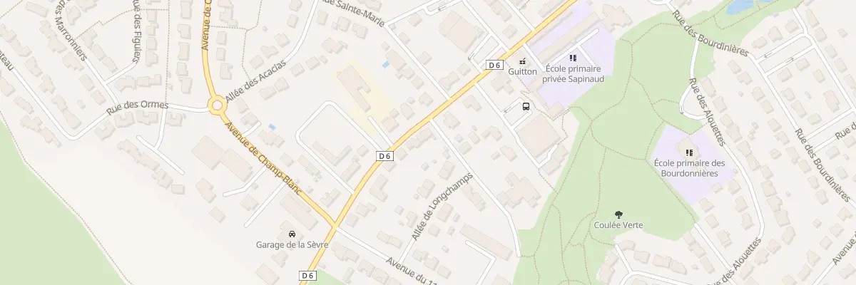 Plan du 15 Rue des écoles à Chanverrie