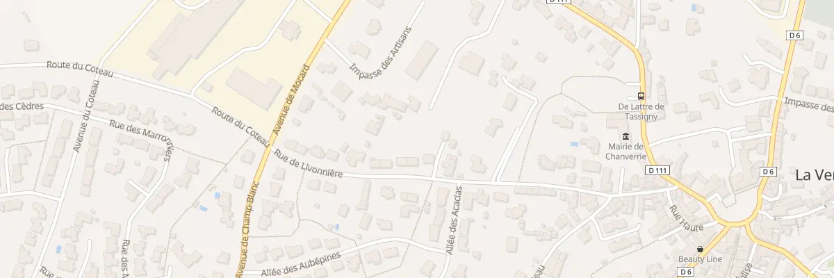 Plan du 28 Rue de livonnière à Chanverrie