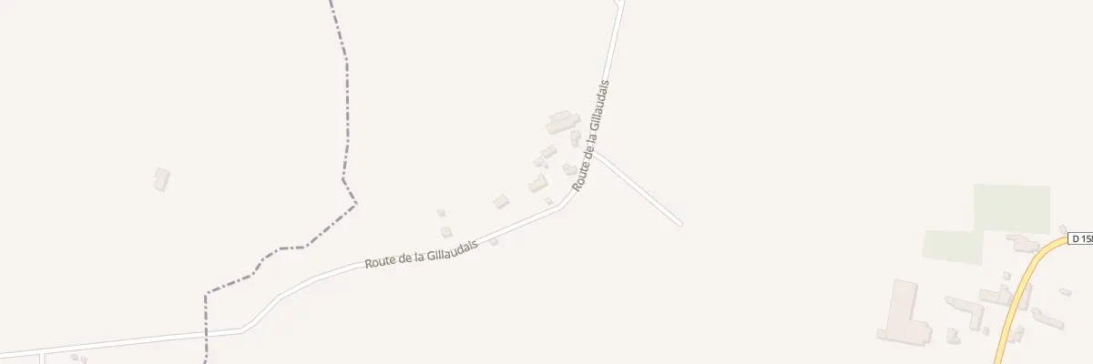 Plan du 153 La Gillaudais Buais à Buais-Les-Monts