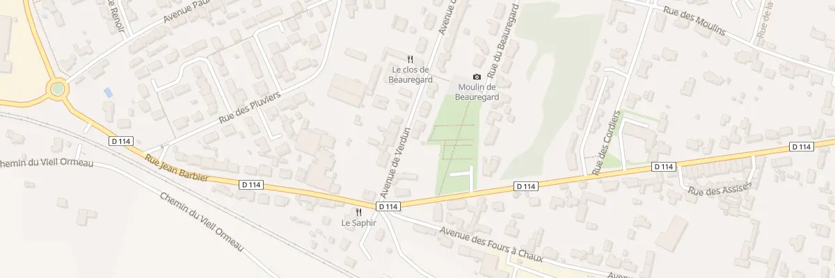 Plan du 36 Av de Verdun à Marans