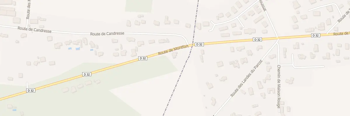 Plan du 2570 Rte de Montfort à Yzosse