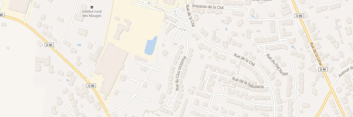 Plan du 8 Rue du Clos Victorine à Beaupréau-en-Mauges