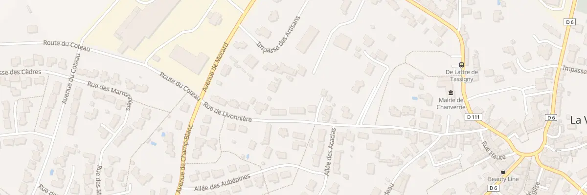 Plan du 30 Rue de livonnière à Chanverrie