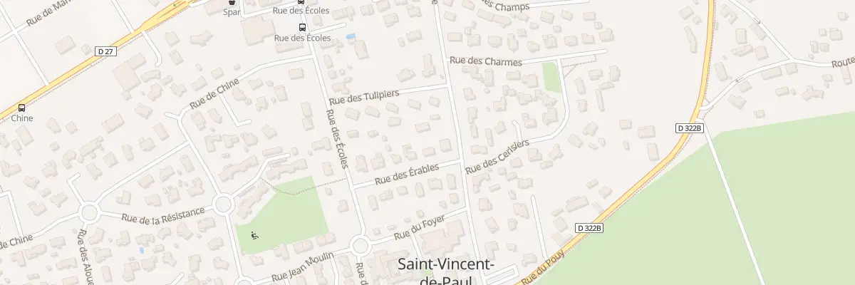 Plan du 105 Rue des Erables à Saint-Vincent-de-Paul