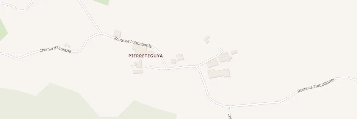 Plan du 850 Rte de Puttunborda à Pagolle