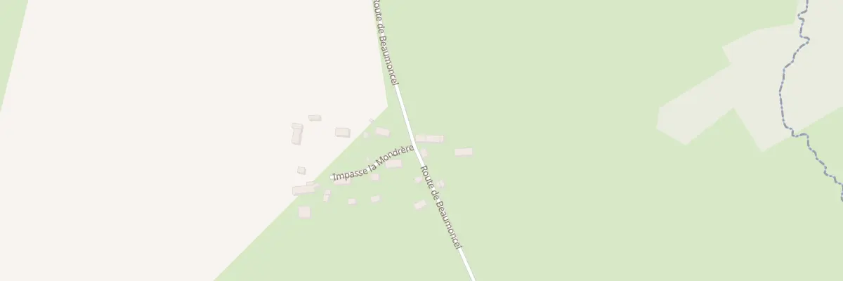 Plan du 1054 Rte de Beaumoncel à Saint-Michel-de-Montjoie