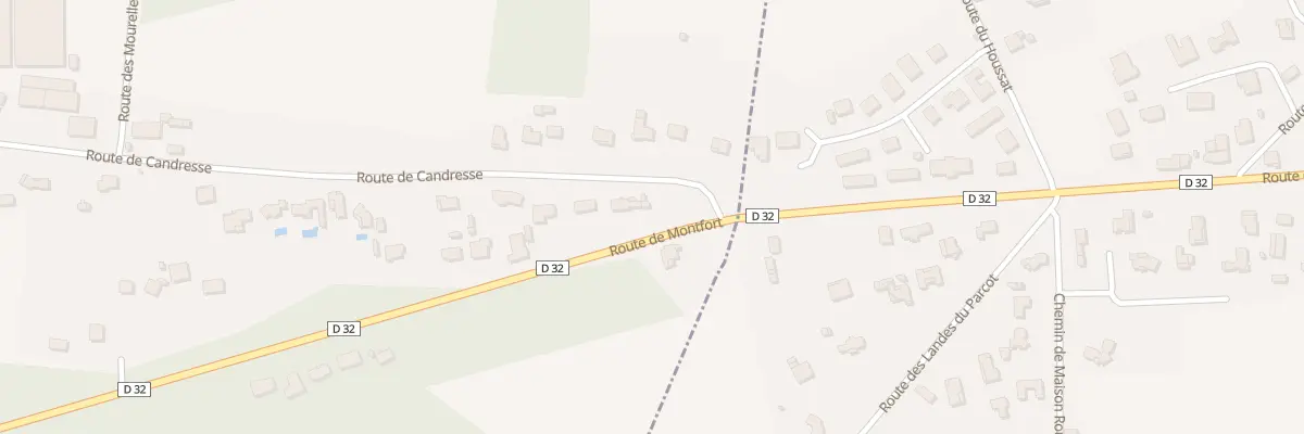 Plan du 930 Rte de Candresse à Yzosse