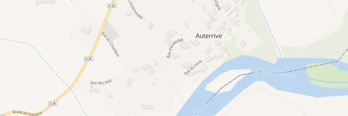 Plan du 5038 Le Village à Auterrive