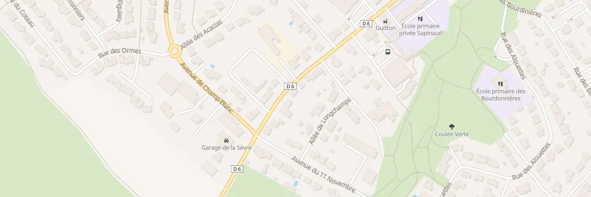 Plan du 21 Rue des écoles à Chanverrie