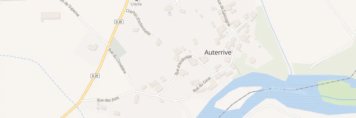 Plan du 5037 Le Village à Auterrive