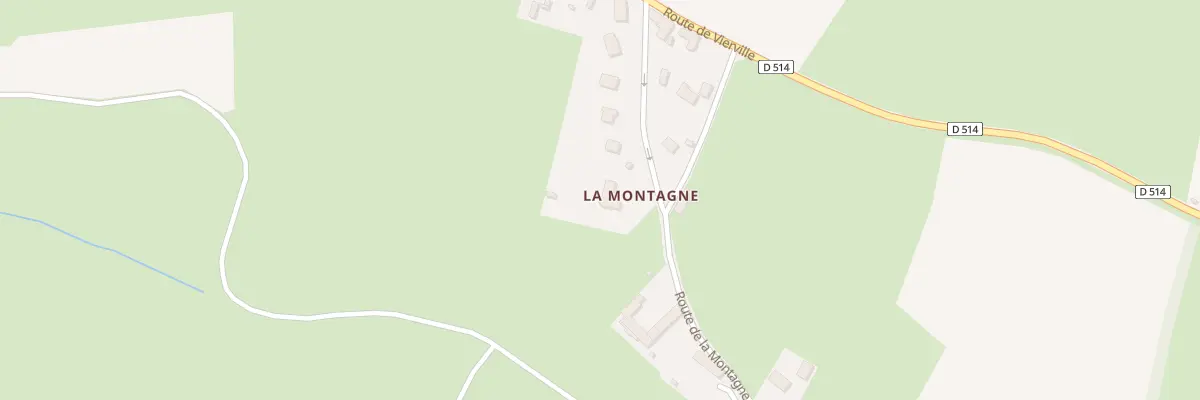 Plan du 5115F La Montagne à Cricqueville-en-Bessin