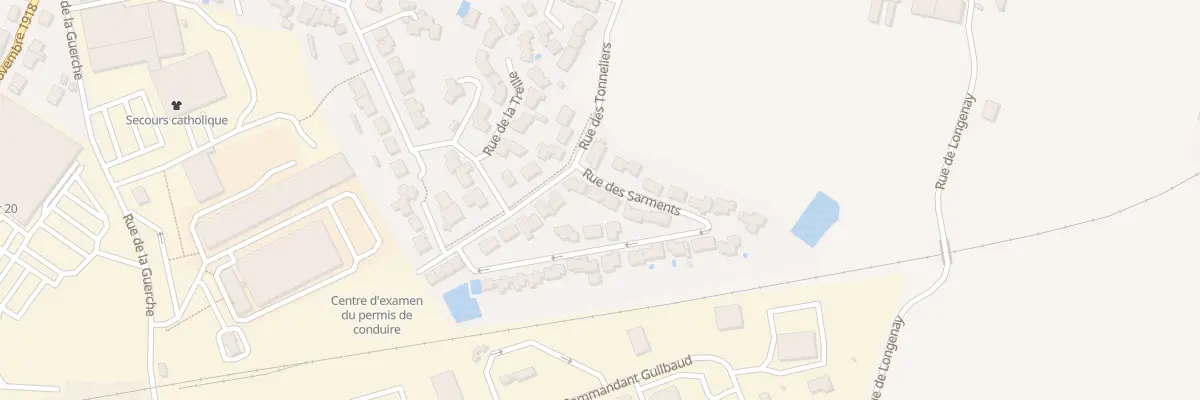 Plan du 3 Rue des Sarments aux Herbiers