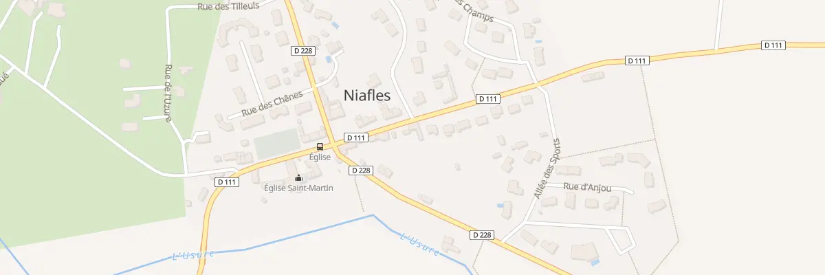 Plan du 8 Rte de Craon à Niafles