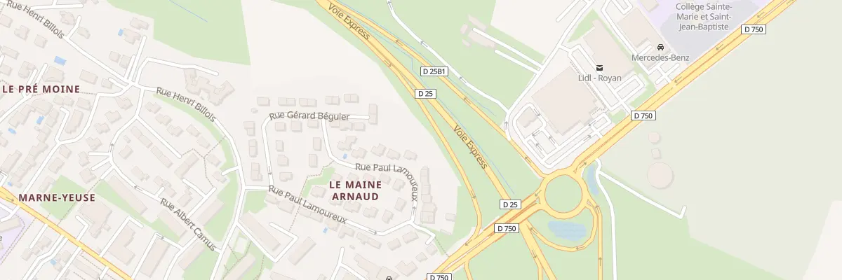 Plan du 33 Rue Paul Lamoureux à Royan