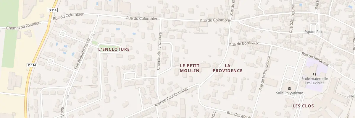 Plan du 20 Rue René Moreau à Marans
