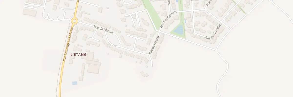 Plan du 39 Rue de l’Etang aux Herbiers
