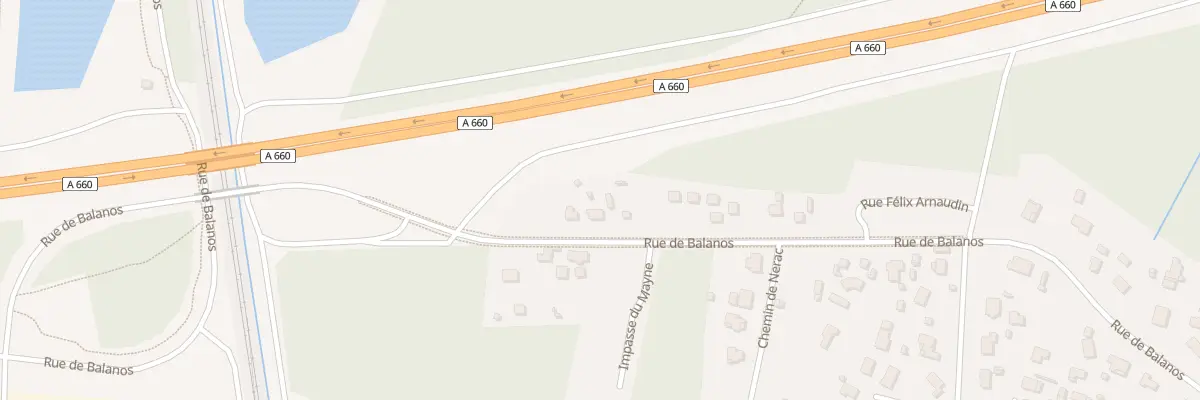 Plan du 7 Rue de Balanos au Teich