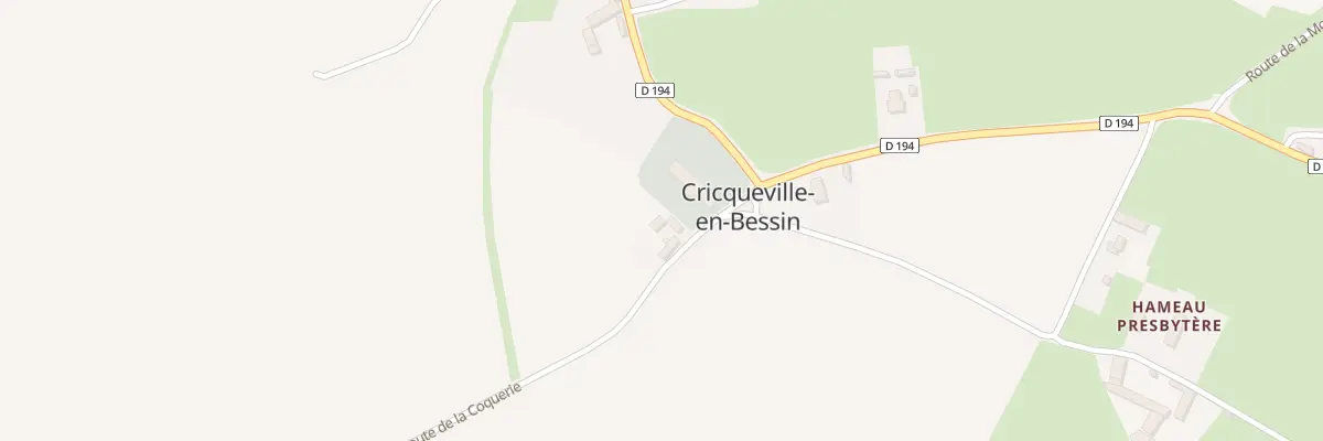 Plan du 5003 L’Eglise à Cricqueville-en-Bessin
