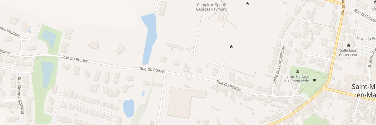 Plan du 24 Rue du Poirier (St Macaire) à Sèvremoine