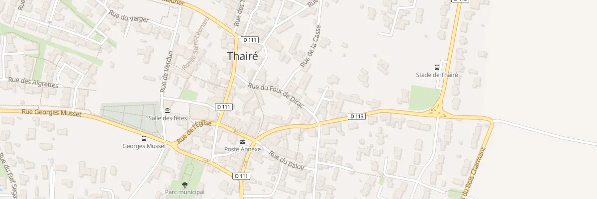 Plan du 5 Rue du Four de Dirac à Thairé
