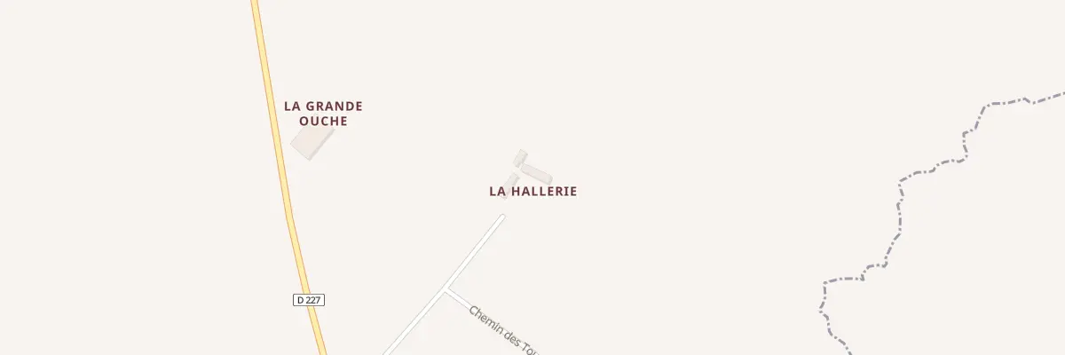 Plan du 232 Che de la Hallerie à Méral