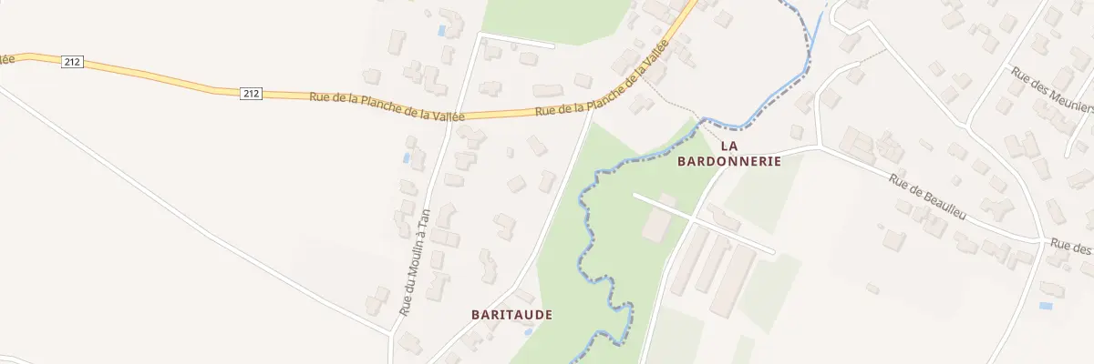 Plan du 2B Rue de la Baritaude aux Herbiers