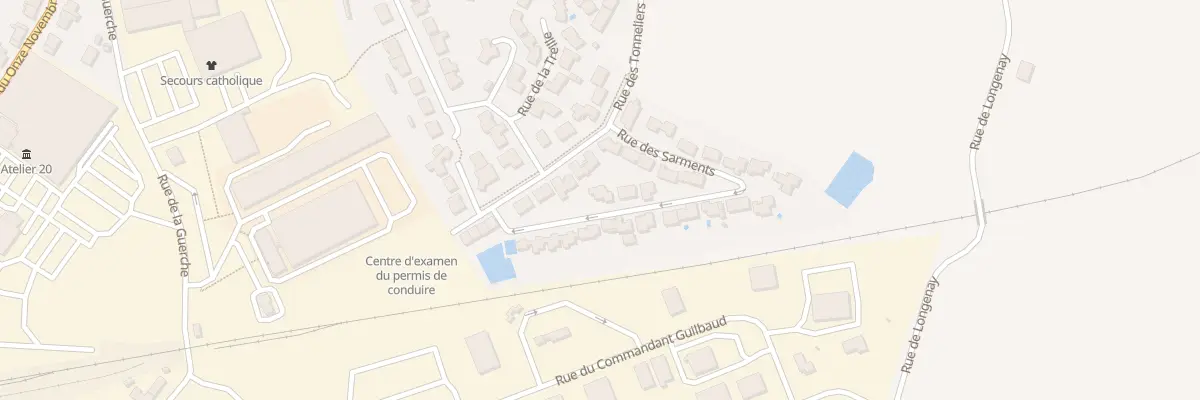 Plan du 15 Rue des Sarments aux Herbiers