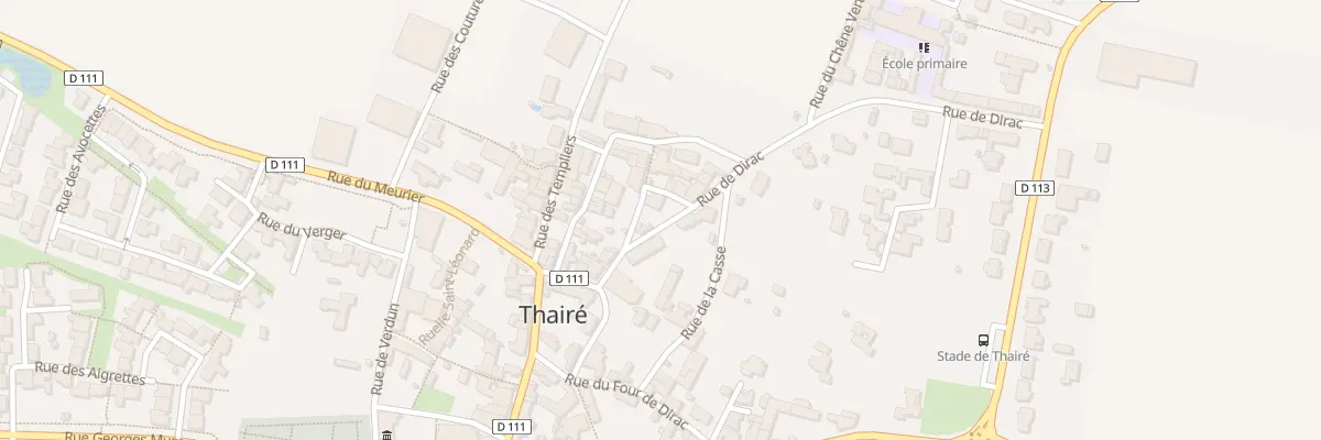 Plan du 1B Rue de Dirac à Thairé