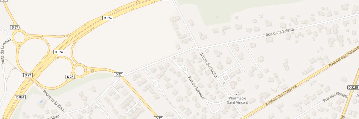 Plan du 206 Rue du Sabotier à Saint-Vincent-de-Paul