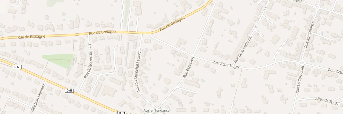 Plan du 65 Rue Victor Hugo à Sèvremoine