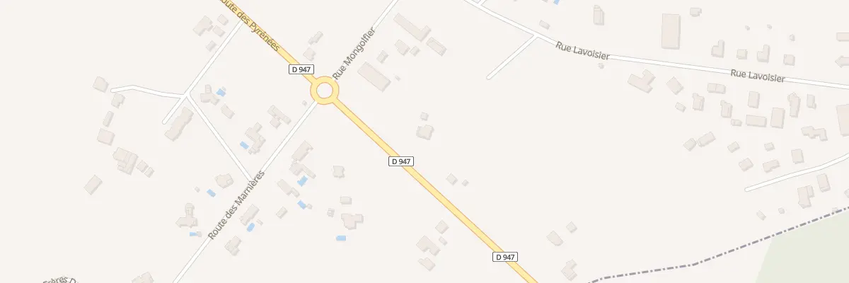 Plan du 295 Rte des Pyrénées à Narrosse