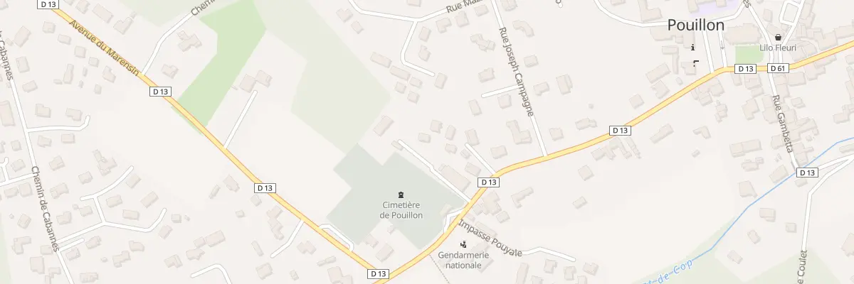 Plan du 62 Imp de Trieste à Pouillon