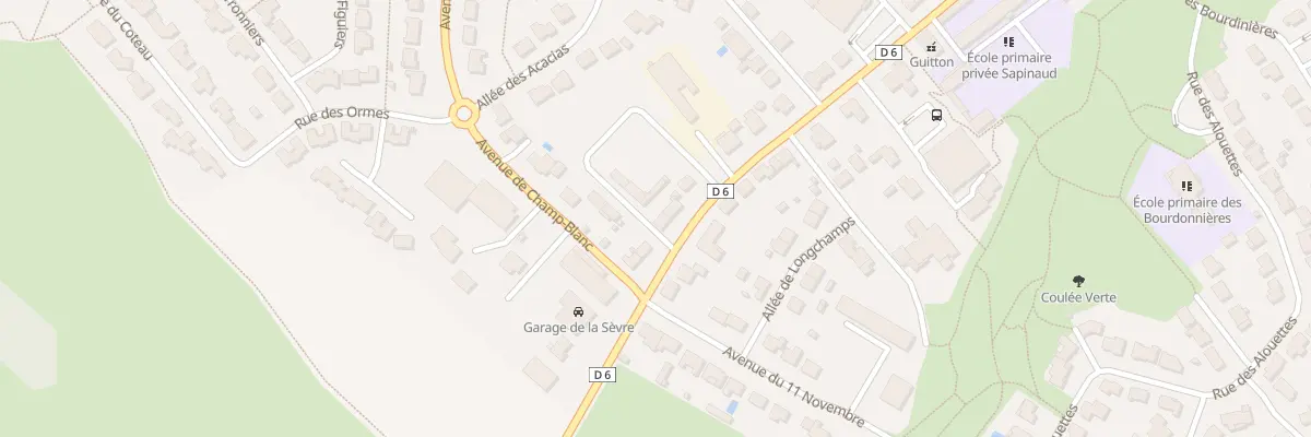 Plan du 36 Rue des écoles à Chanverrie