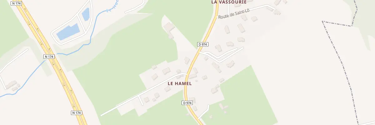 Plan du 15 Rte de Saint-Lô à Condé-sur-Vire