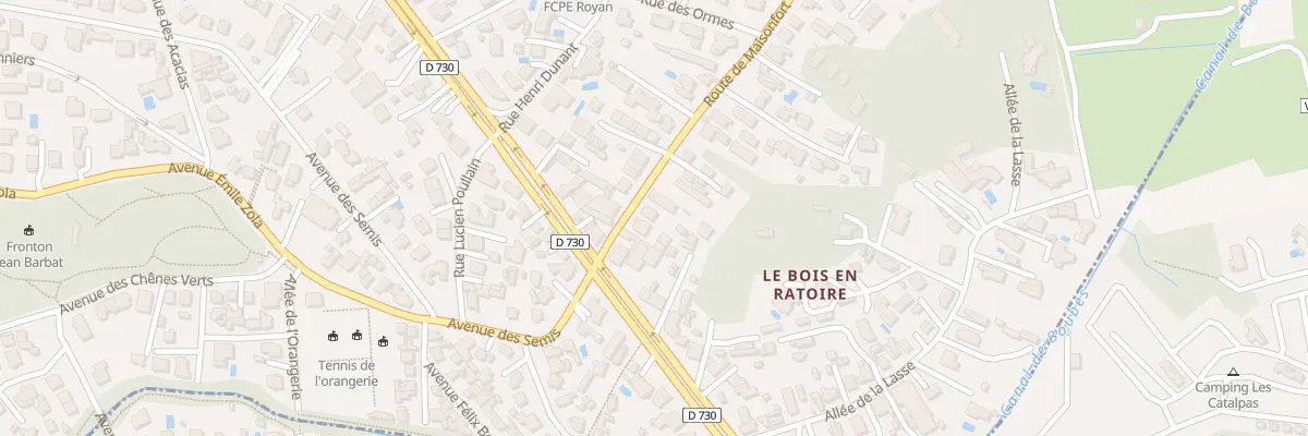 Plan du 7 Rte de Maisonfort à Royan