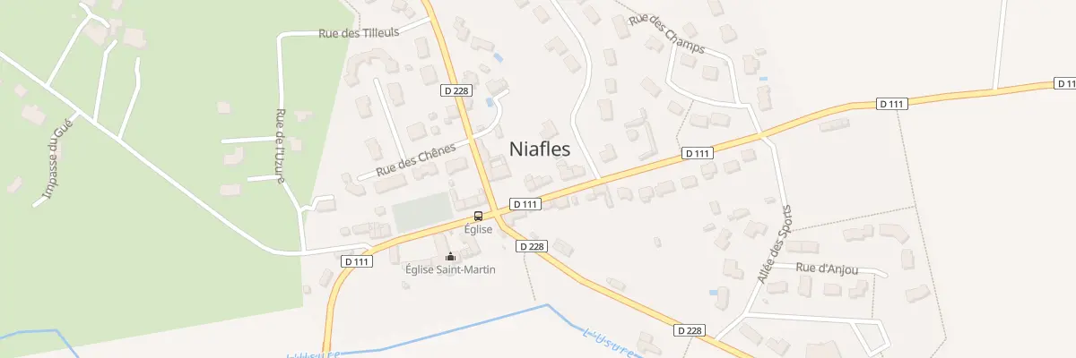Plan du 3B Rte de Craon à Niafles